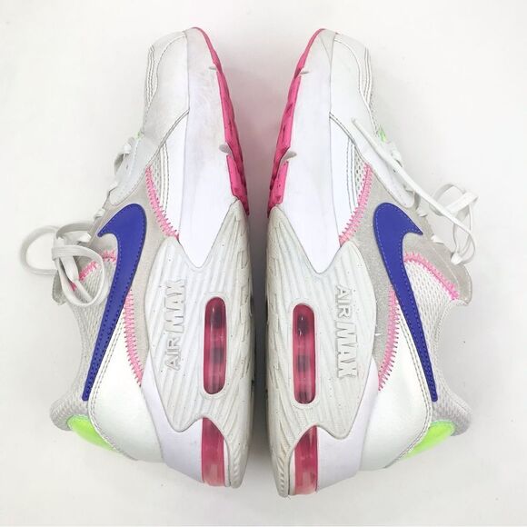 Nike Air Max Excee White Indigo Burst Pink Blast Running Athletic Sneakers - Picture 7 of 15